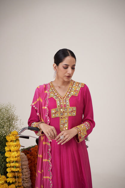 Sheesha Anarkali Set