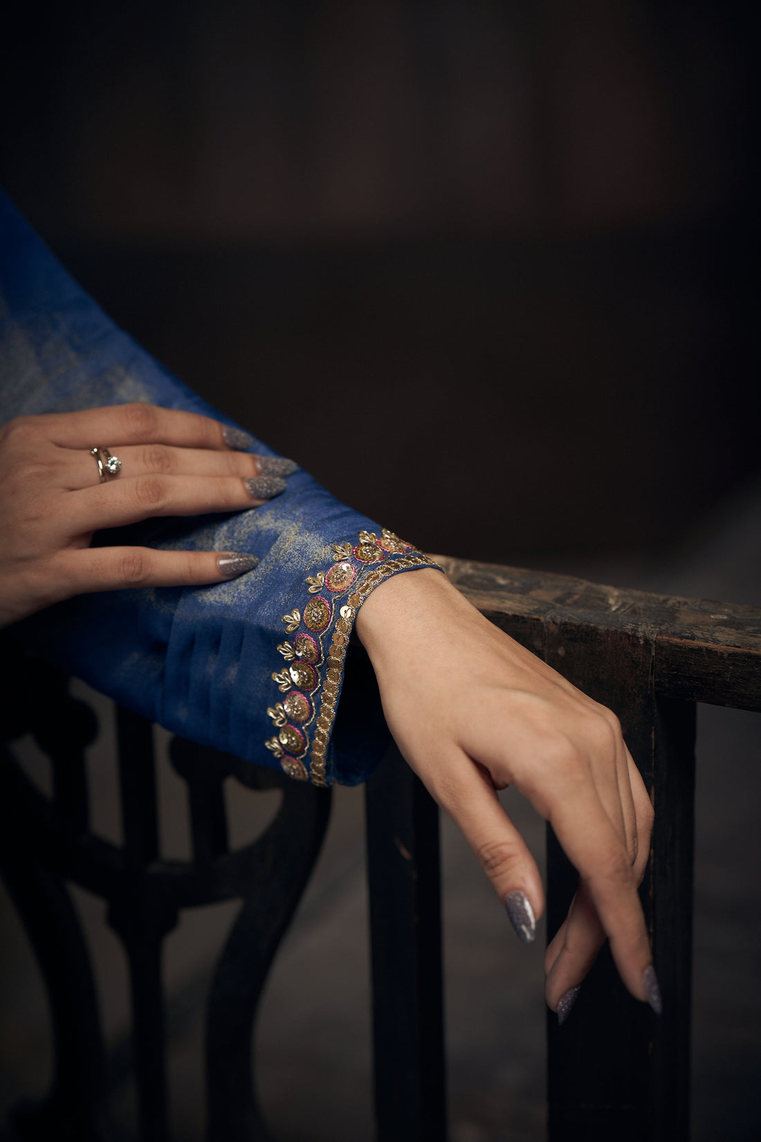 Nawabi Tisuue Kurta Set