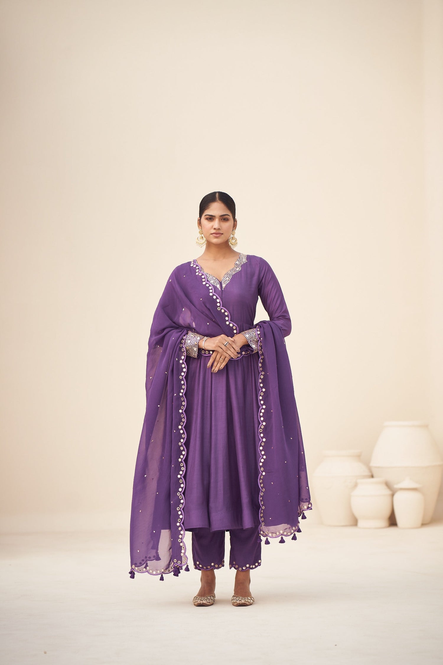 Parchayi Anarkali set